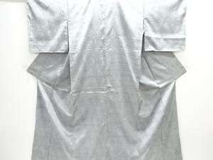 アンティーク　絣柄織り出し手織り紬着物